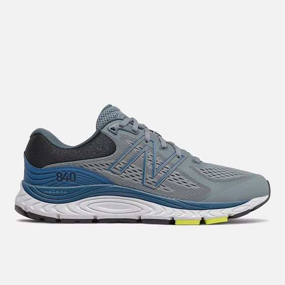 New Balance® (Men's 11 D) 840v5 Running Shoes in Ocean Gray/Oxygen Blue